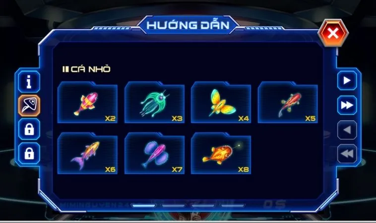 Các sinh vật trong game Bắn Cá Men In Black tại AW8