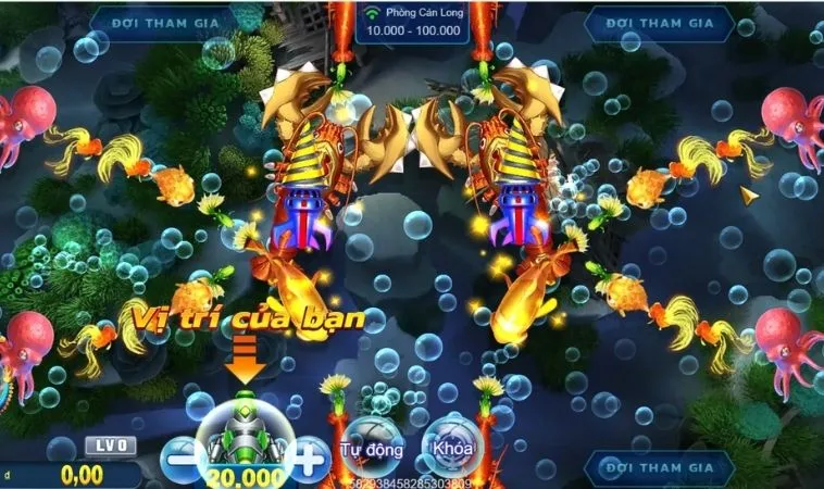 Giao diện chơi Bắn Cá Royal Fishing Tại AW8
