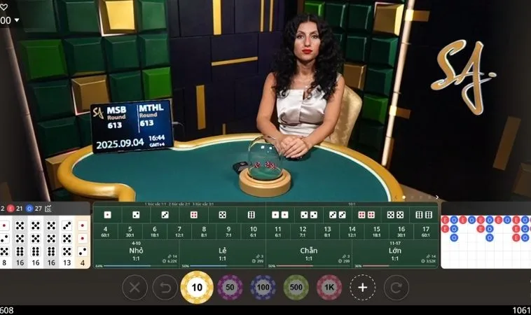 Chơi Tài Xỉu Nhà Cái AW8 cùng dealer xinh đẹp