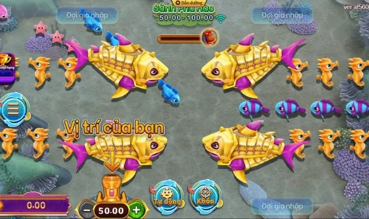 Các sinh vật trong game Thợ Săn Cá Tại AW8