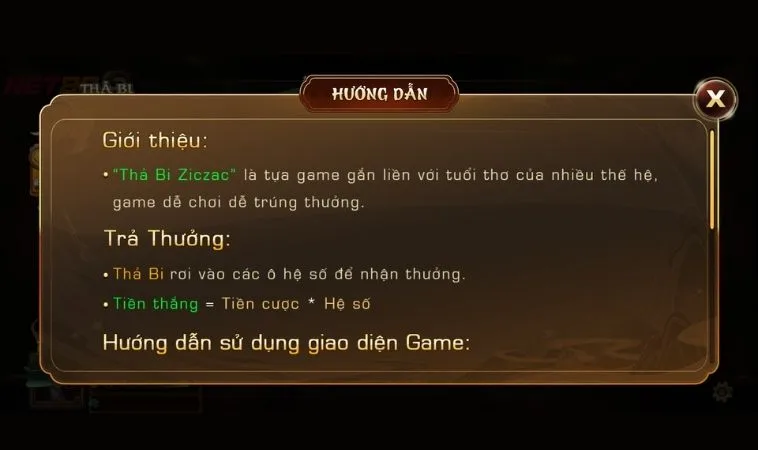 Hướng dẫn chơi game nhanh ZicZac Tại AW8